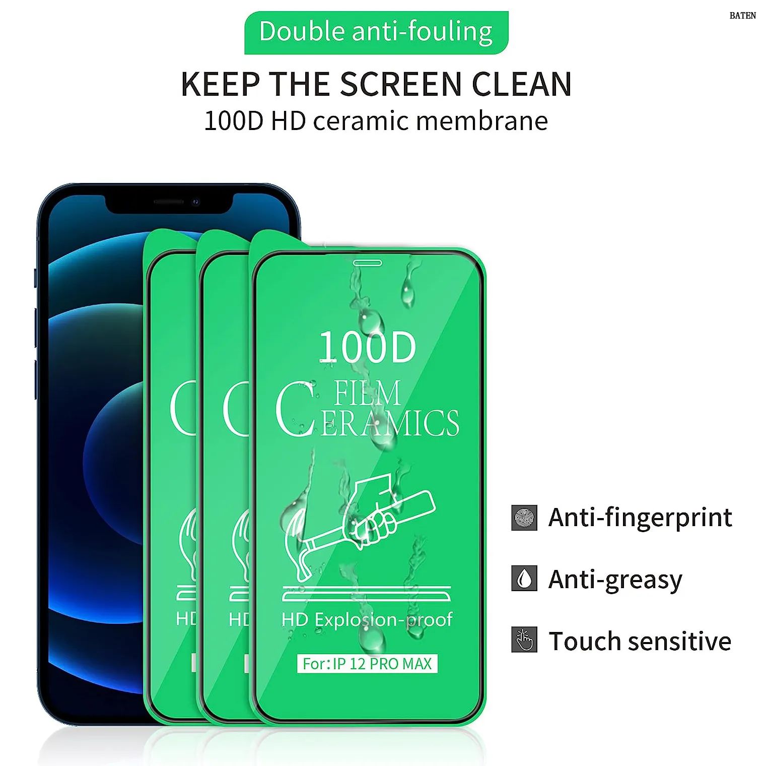 Filme de proteção de cerâmica 100D