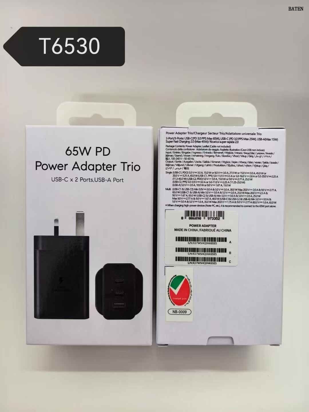 Carregador de telefone para a Samsung